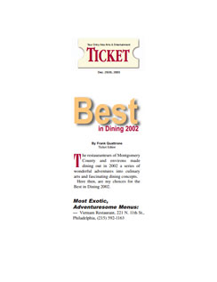 Ticket Award