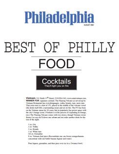 Philadelphia Magazine Award